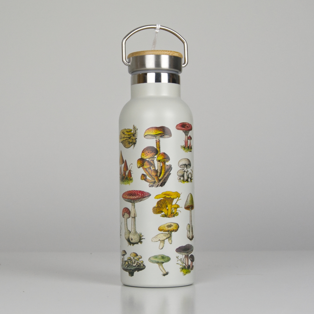 Vattenflaska Metal Vintage Mushrooms
