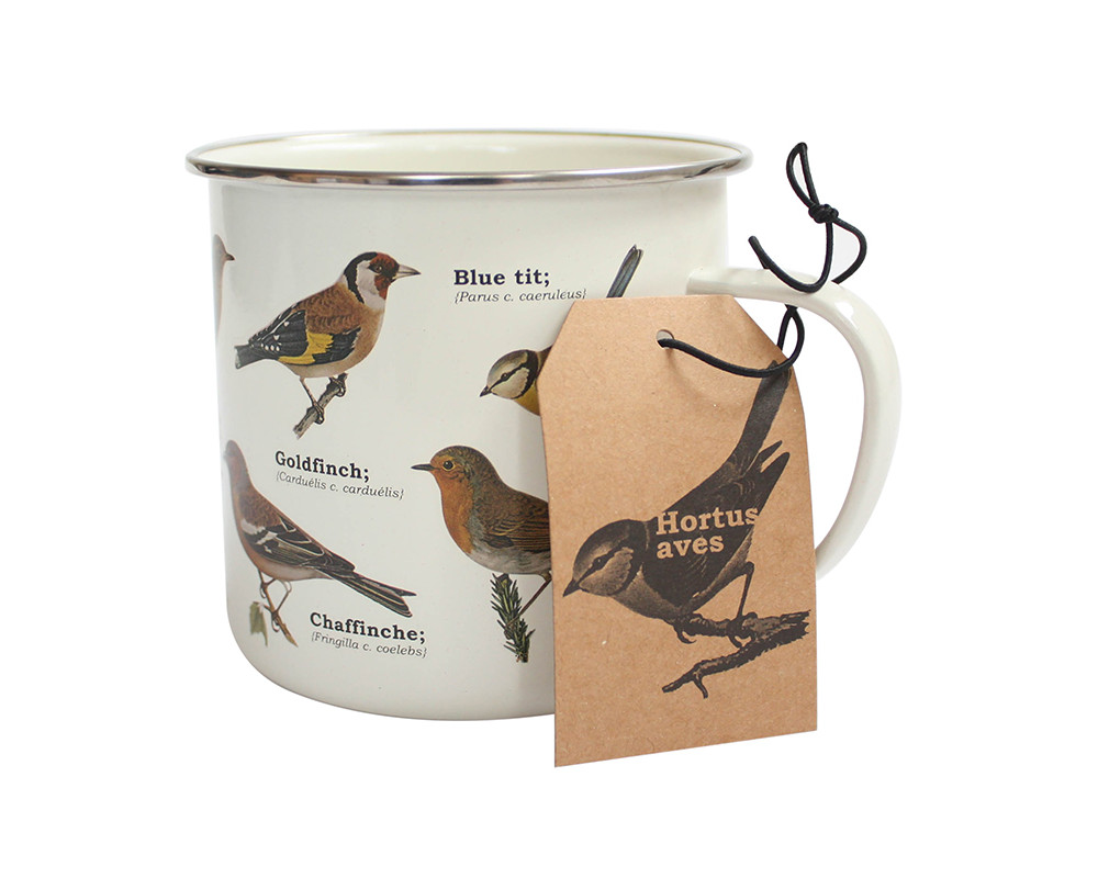 Emaljmugg Trädgårdsfåglar
