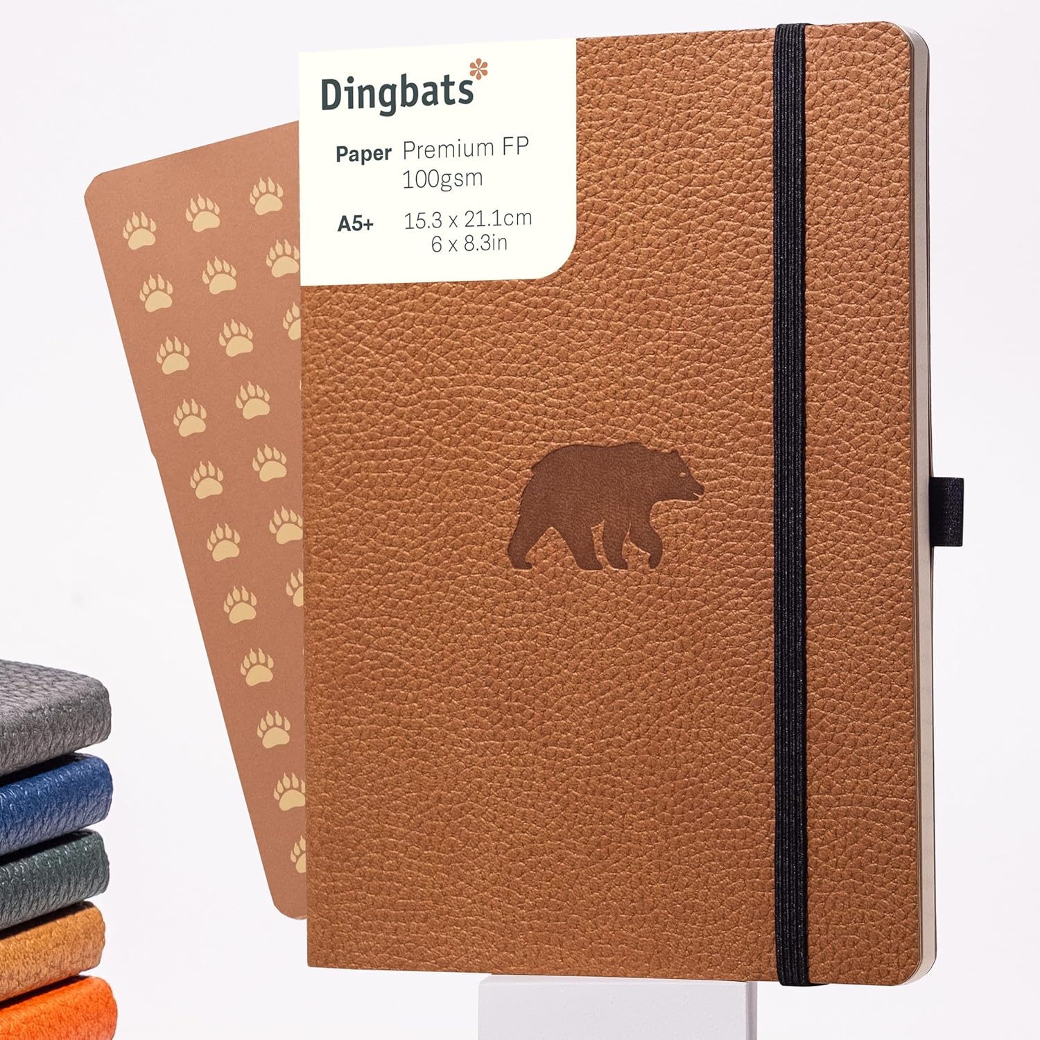 Notebook Brown Bear soft Cover A5