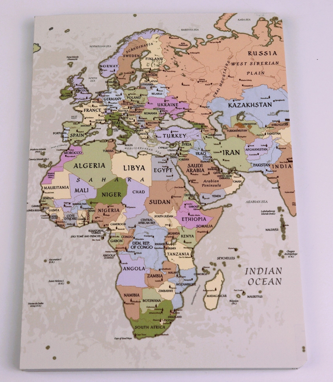 Anteckningsbok A6 World vintage