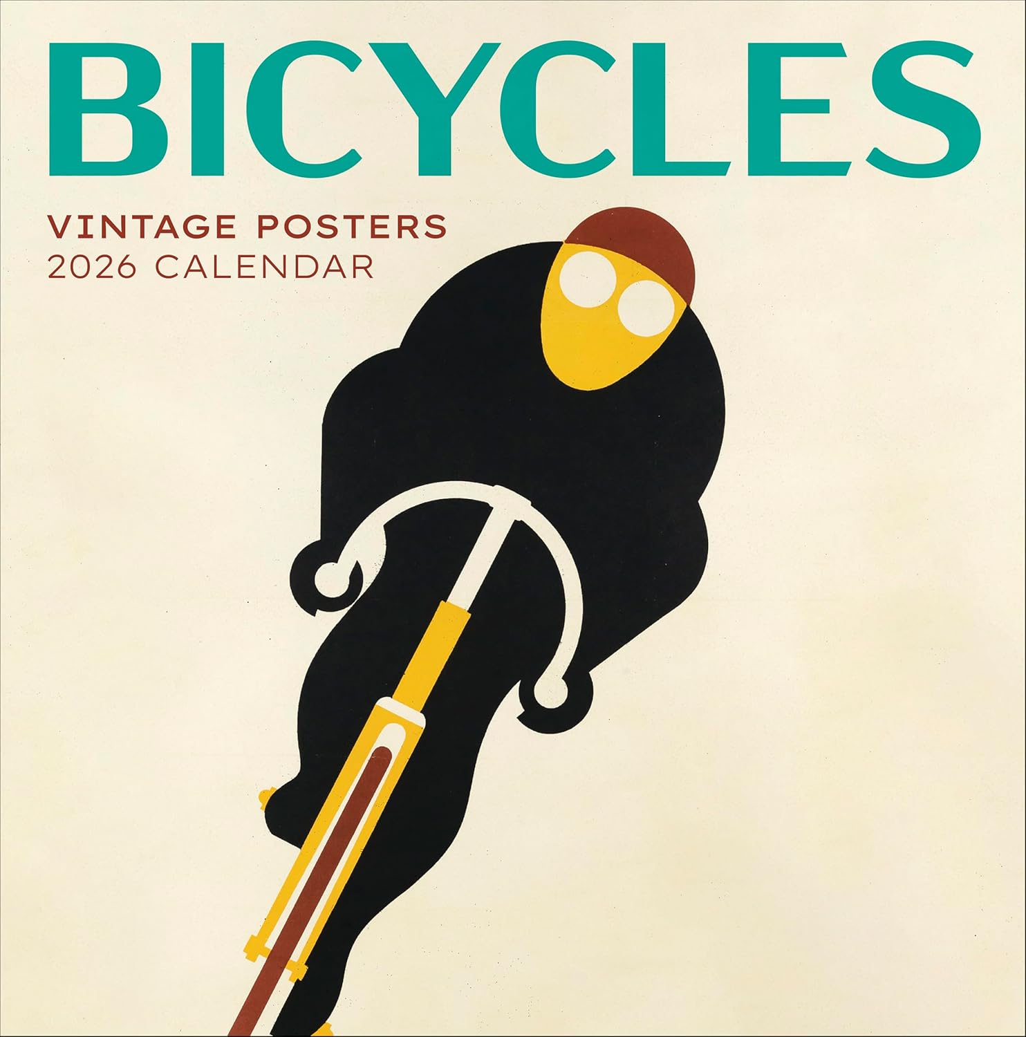 Bicycles Vintage Posters 2026 Wall Calender