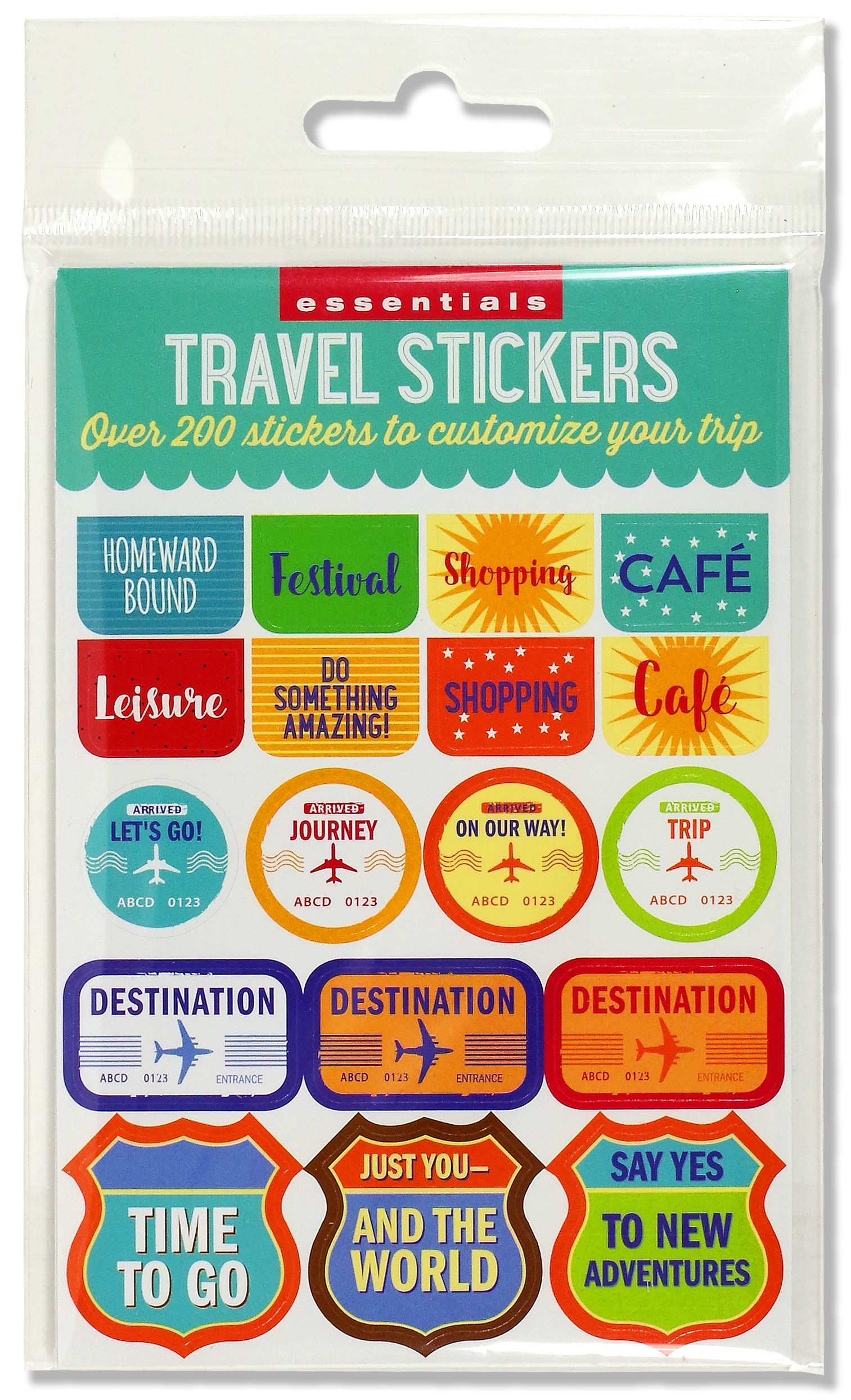 Essentials Planner Stickers Travel