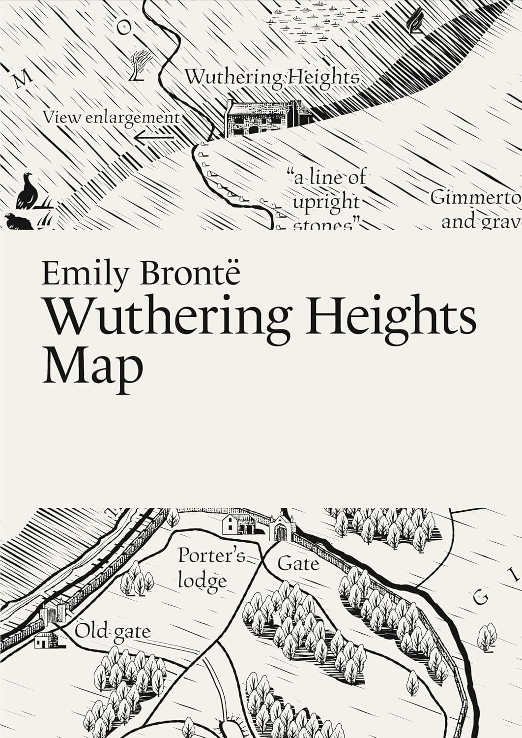 Wuthering Heights Map Emily Brontë - Literary Map