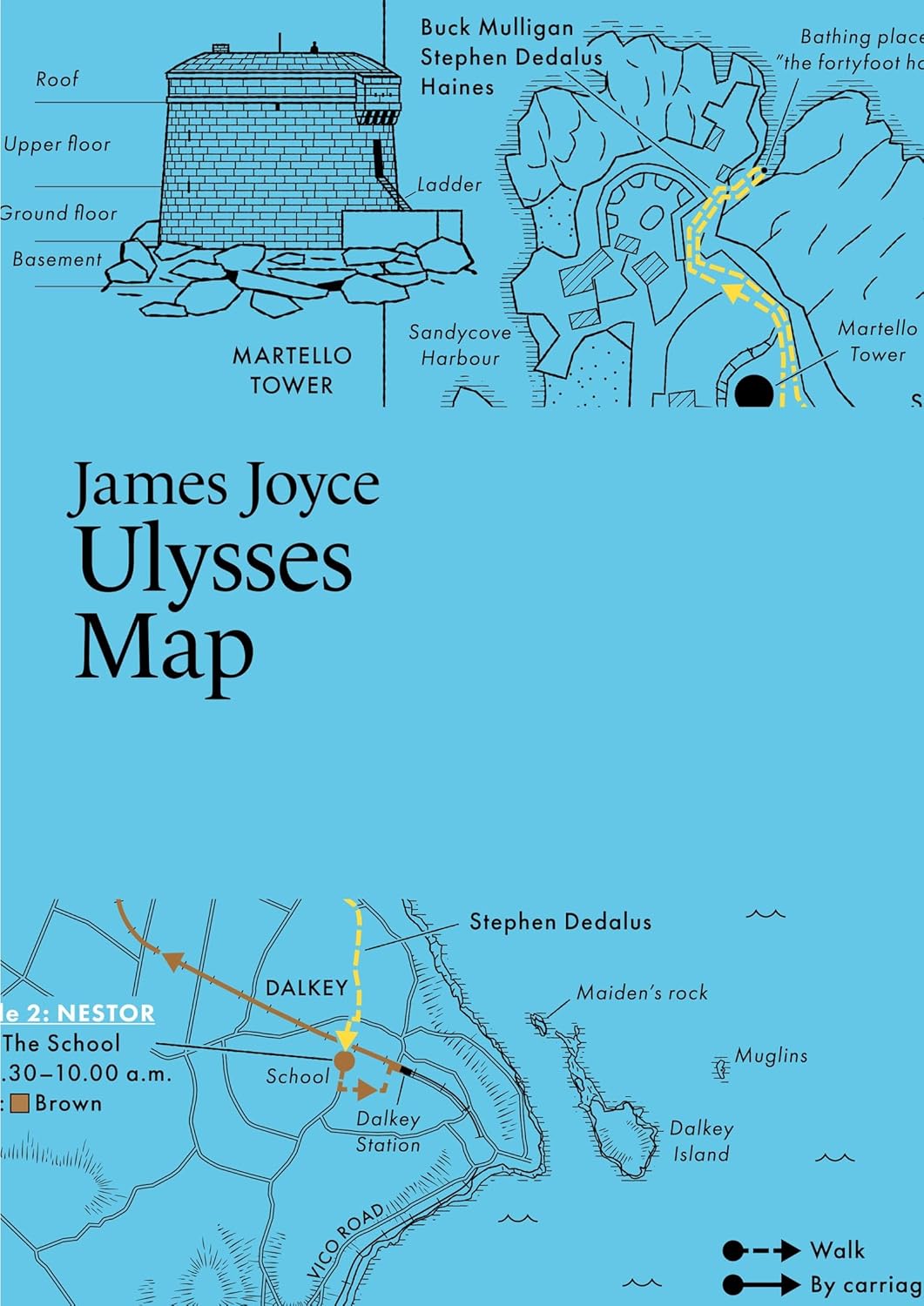 Ulysses Map James Joyce - Literary Map