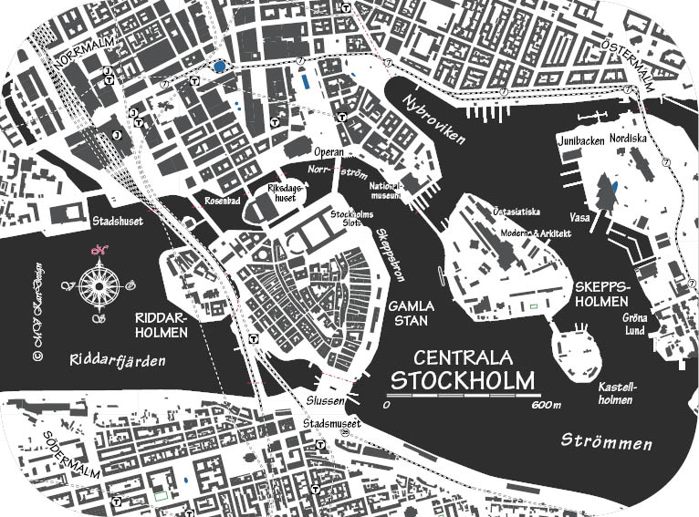 Frukostbricka Stockholm Svart