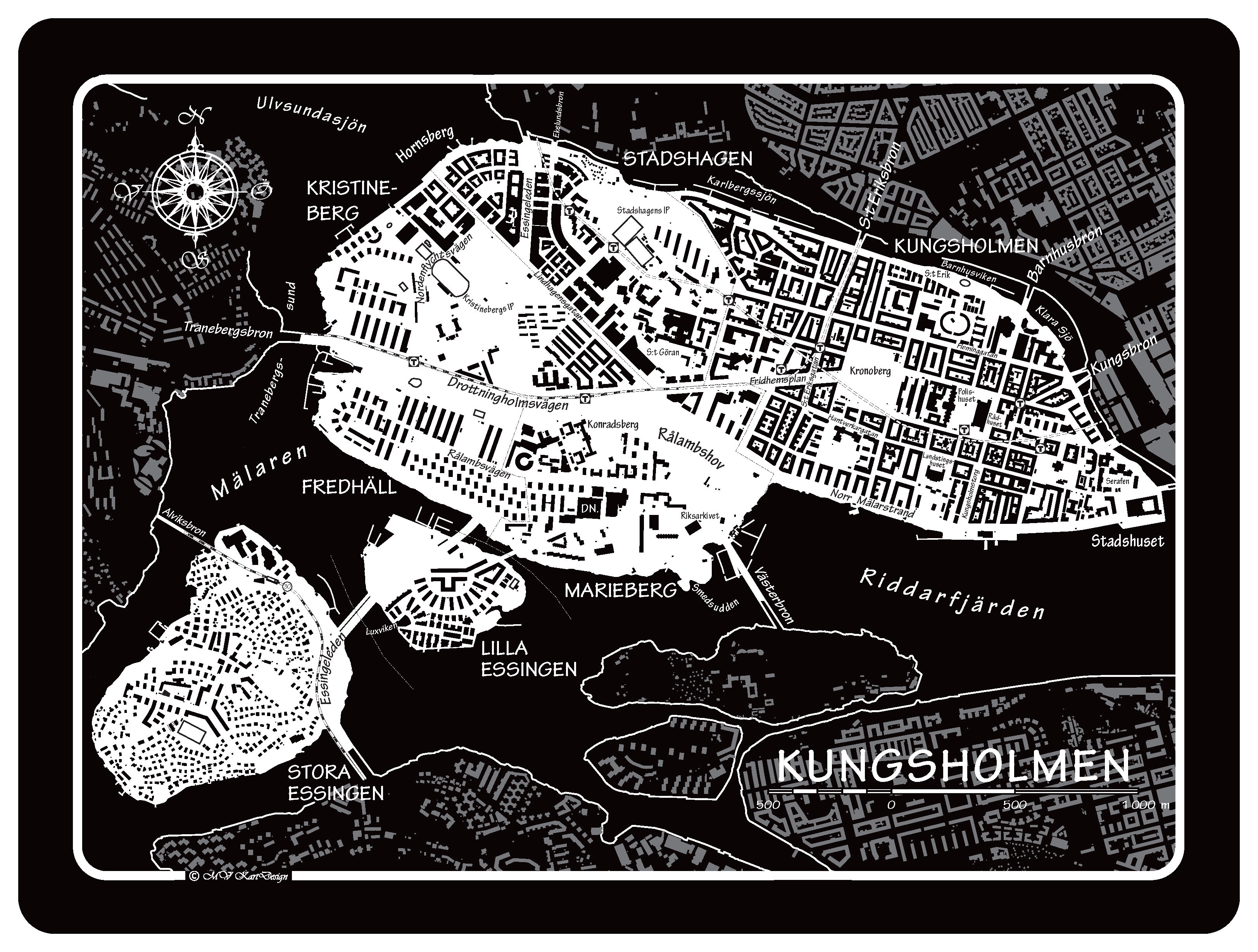 Bordsunderlägg Kungsholmen