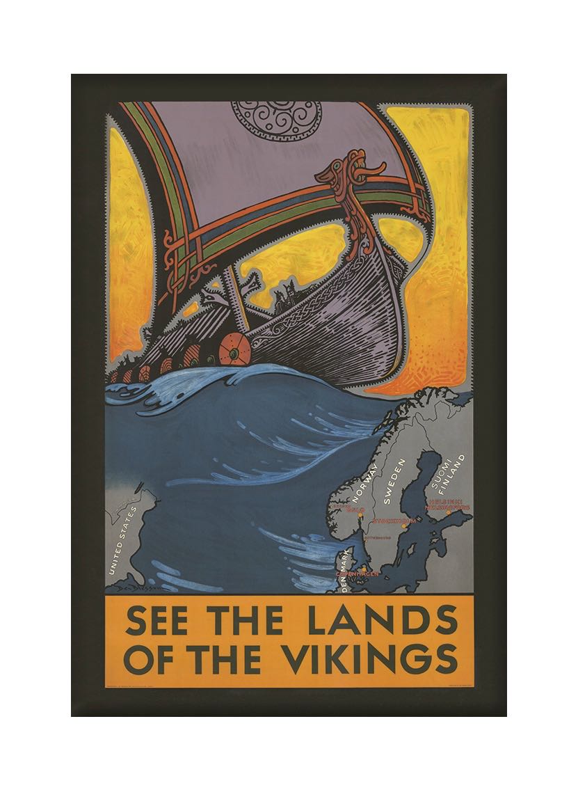 See the lands of the Vikings, magnet