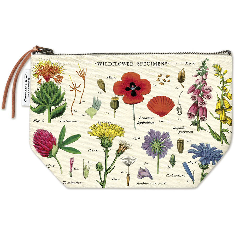Wildflowers Vintage Pouch