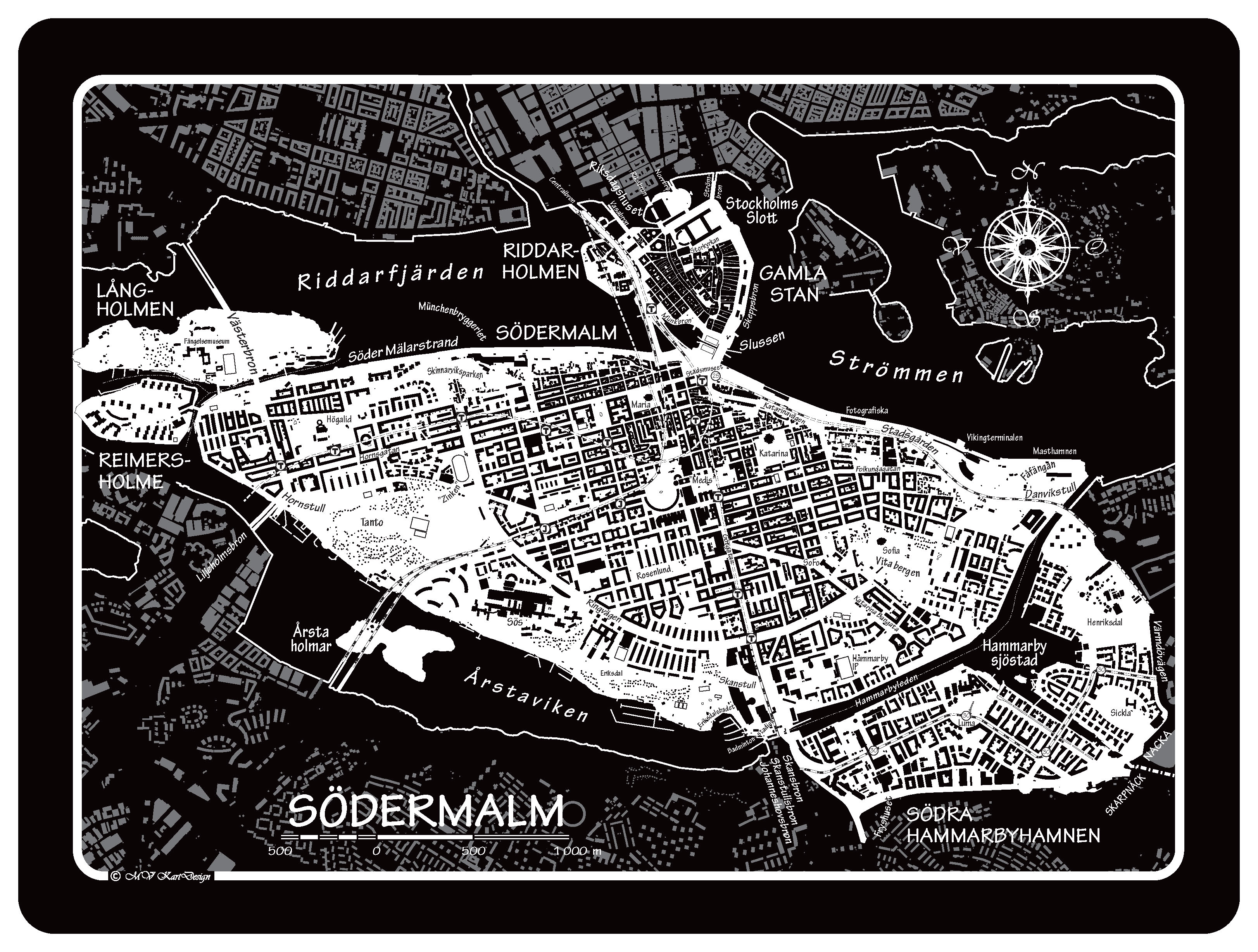 Bordsunderlägg Södermalm