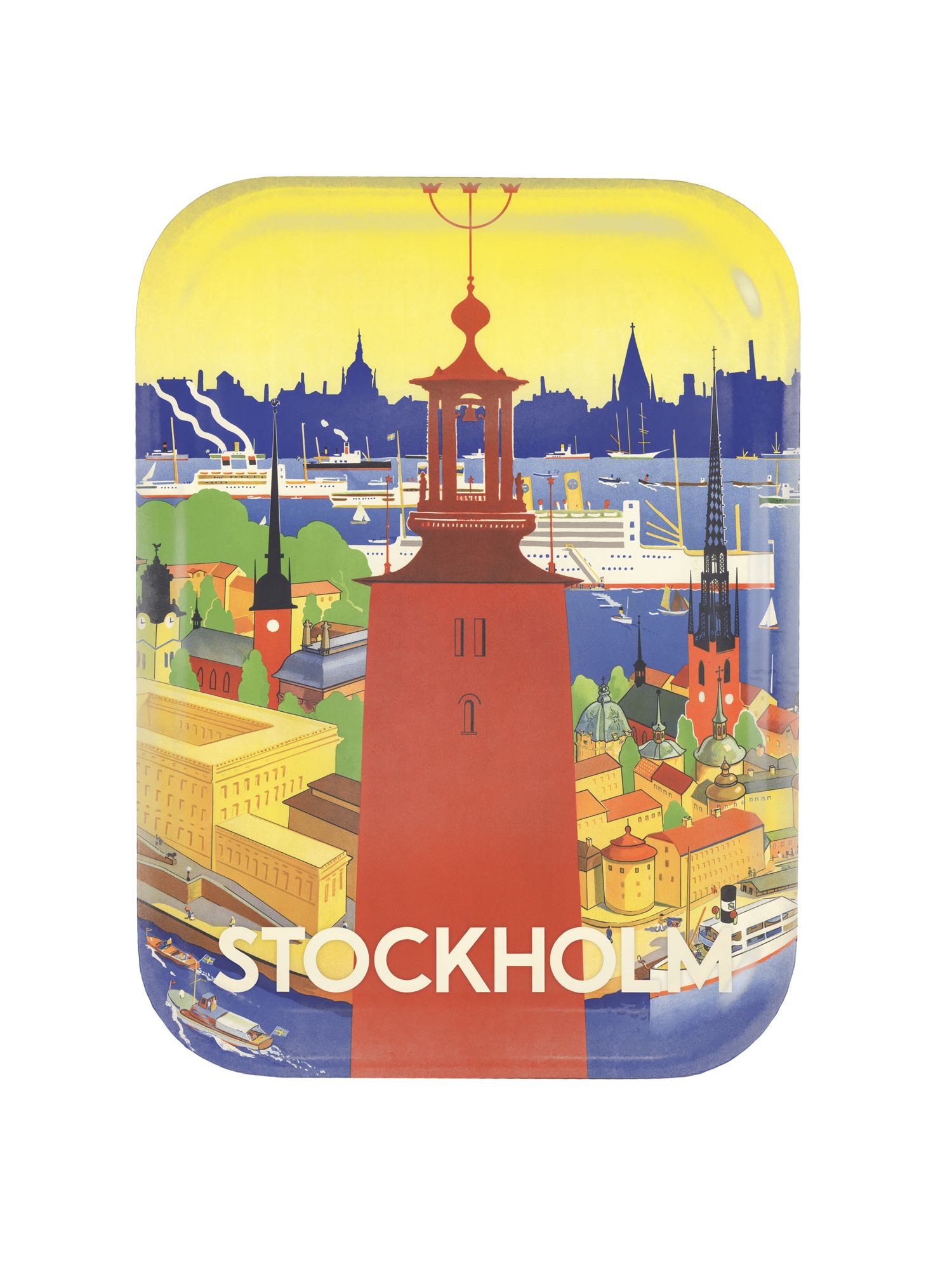 Bricka Stadshuset i Stockholm - Donnér