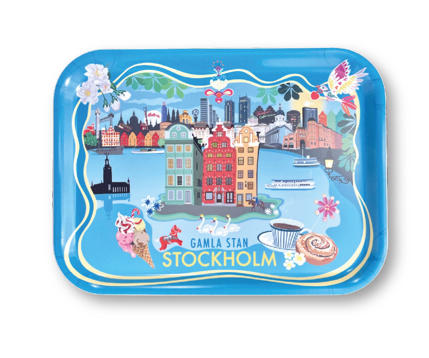 Gamla Stan Frukostbricka 27x20cm