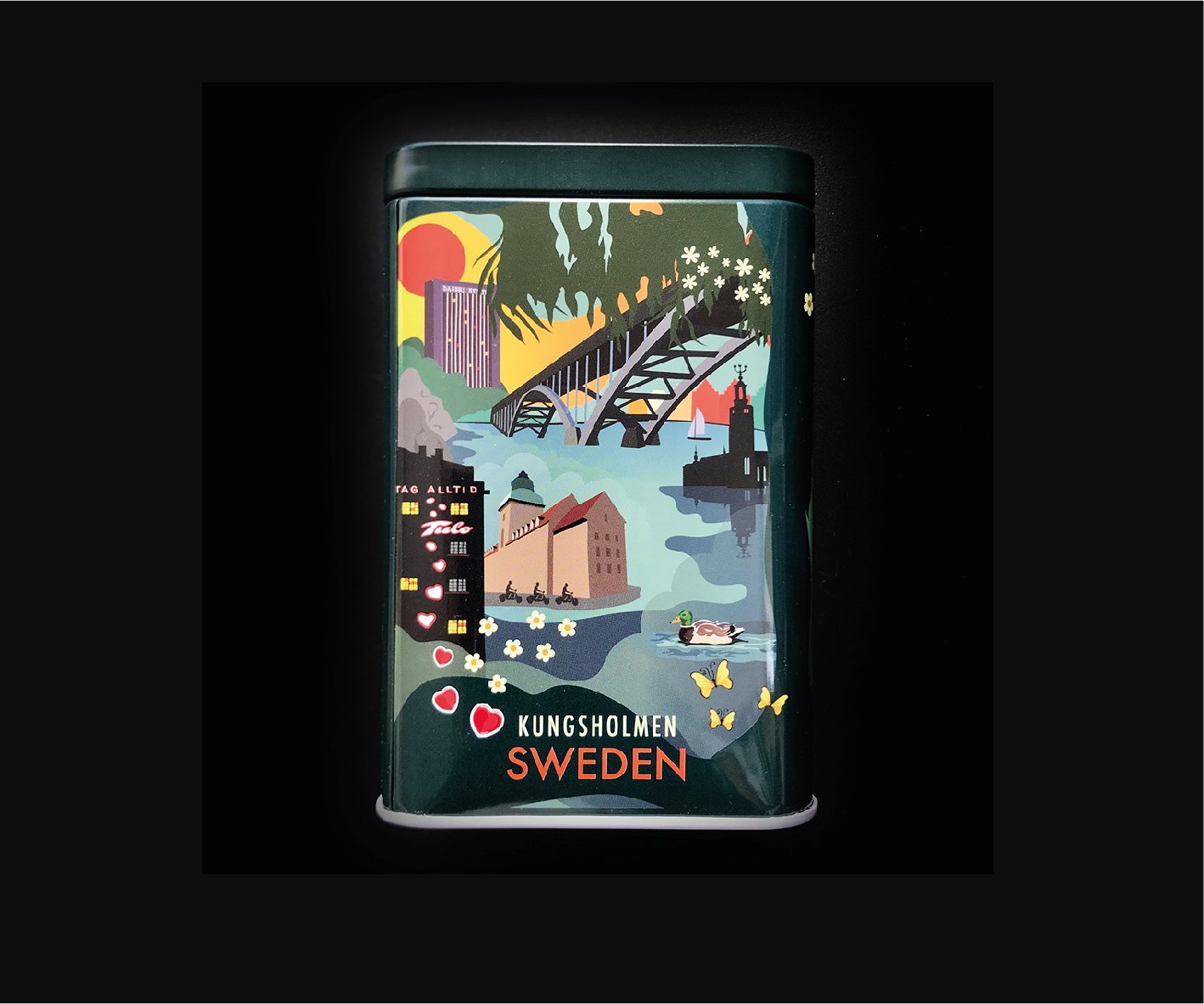 Kungsholmen Cityburk Plåtburk