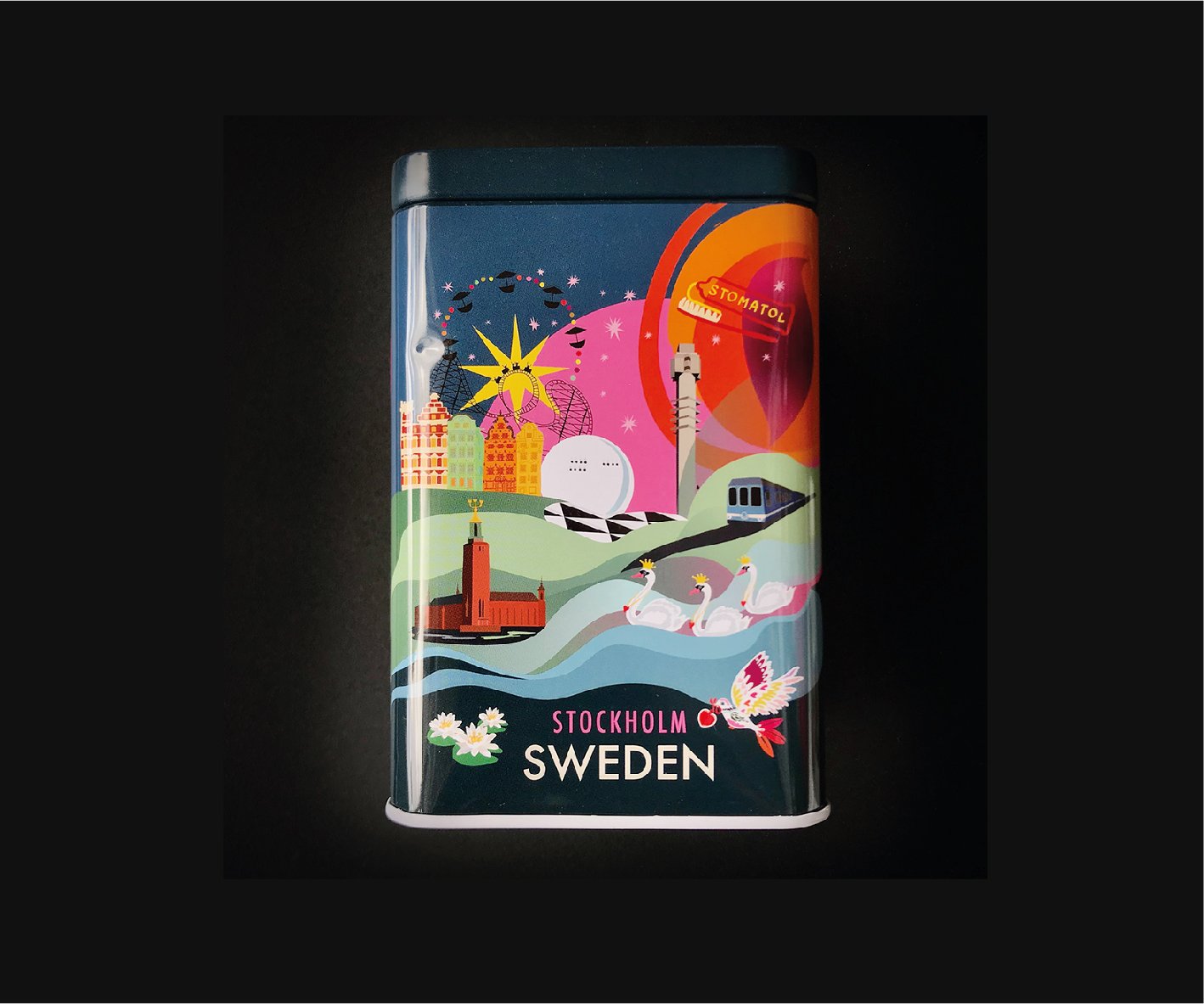 Stockholm Cityburk Plåtburk