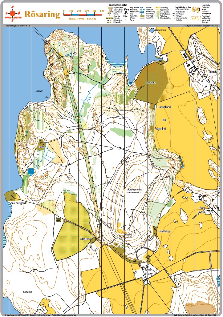 100 Rösaring Norrkartor