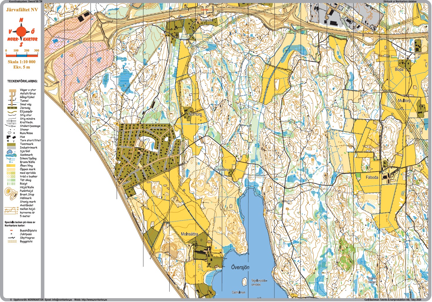 16 Järvafältet NV Norrkartor