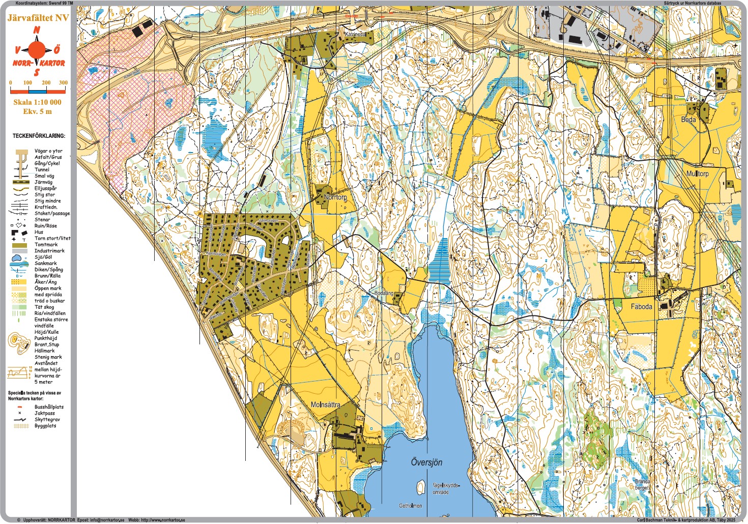 16 Järvafältet NV Norrkartor