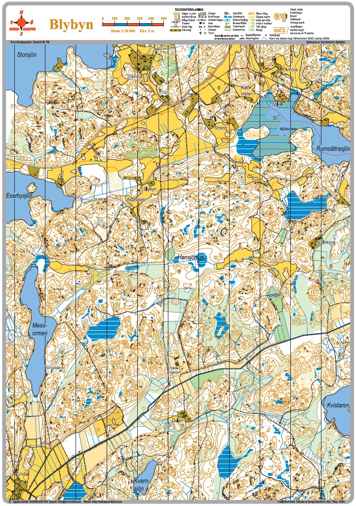 90 Blybyn Norrkartor