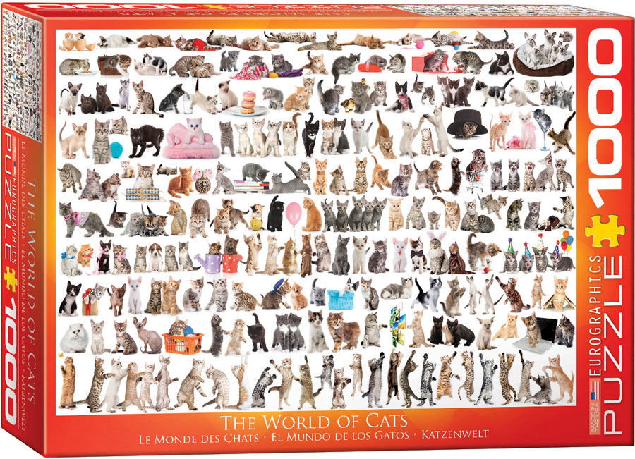 The World of Cats Pussel 1000 bitar