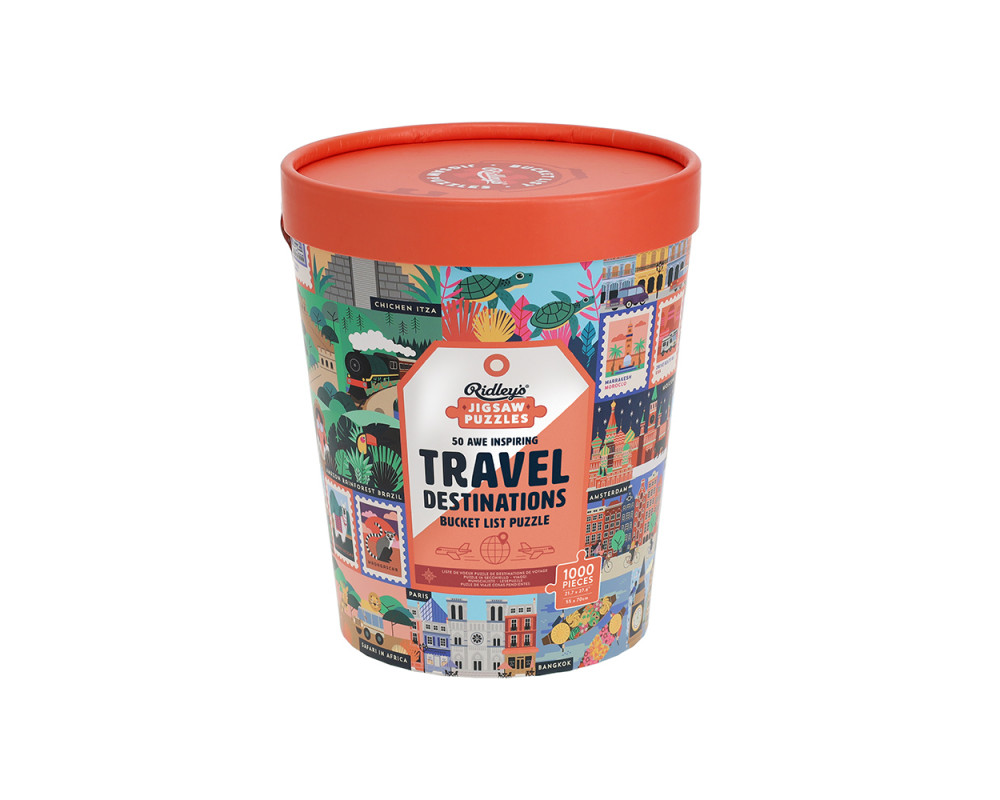 Pussel Bucketlist Resmål 1000 bitar