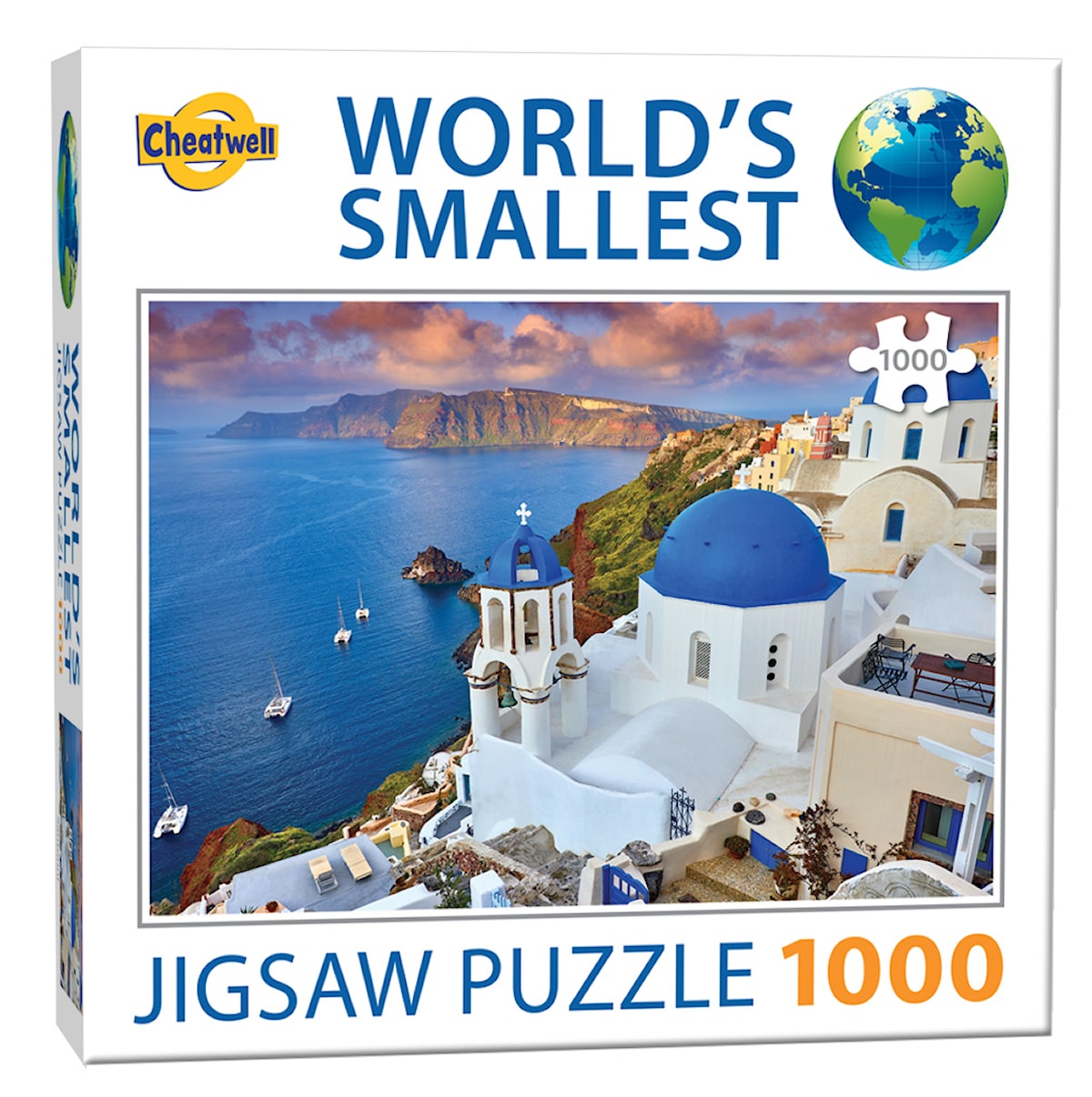 Santorini Island Pussel 1000 bitar Worlds Smallest