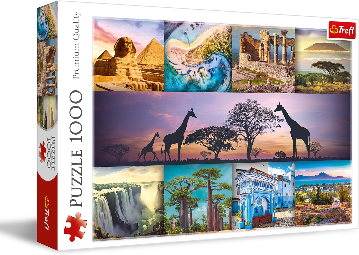 Africa Collage Pussel 1000 bitar