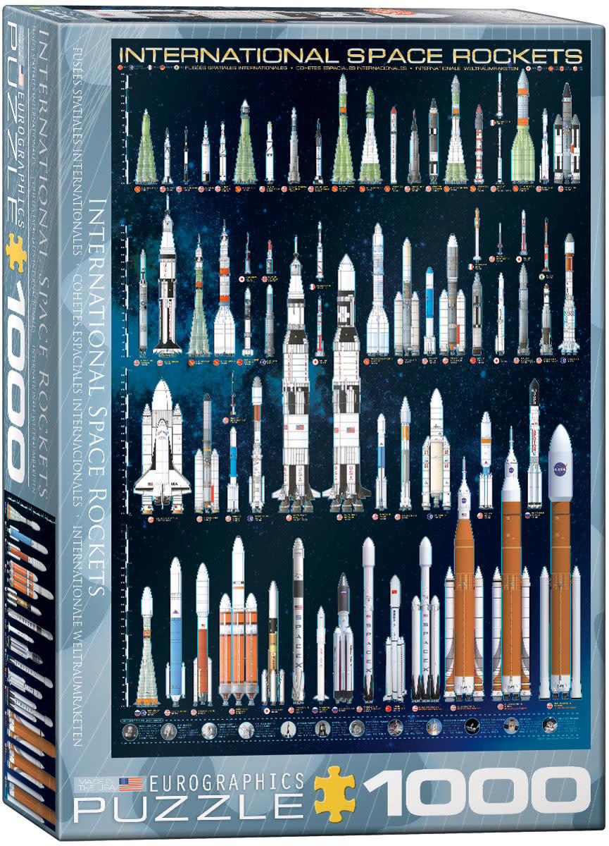 International space Rockets Pussel 1000 bitar