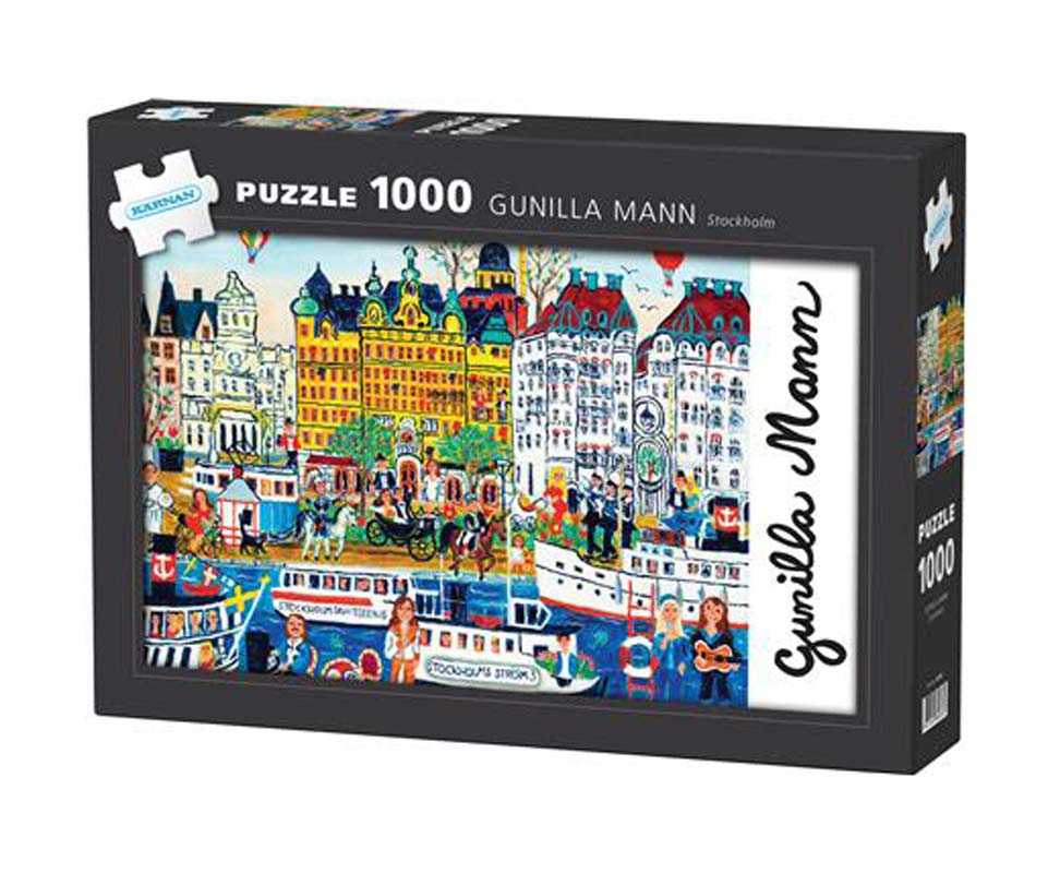 Pussel Stockholm Gunilla Mann 1000 bitar