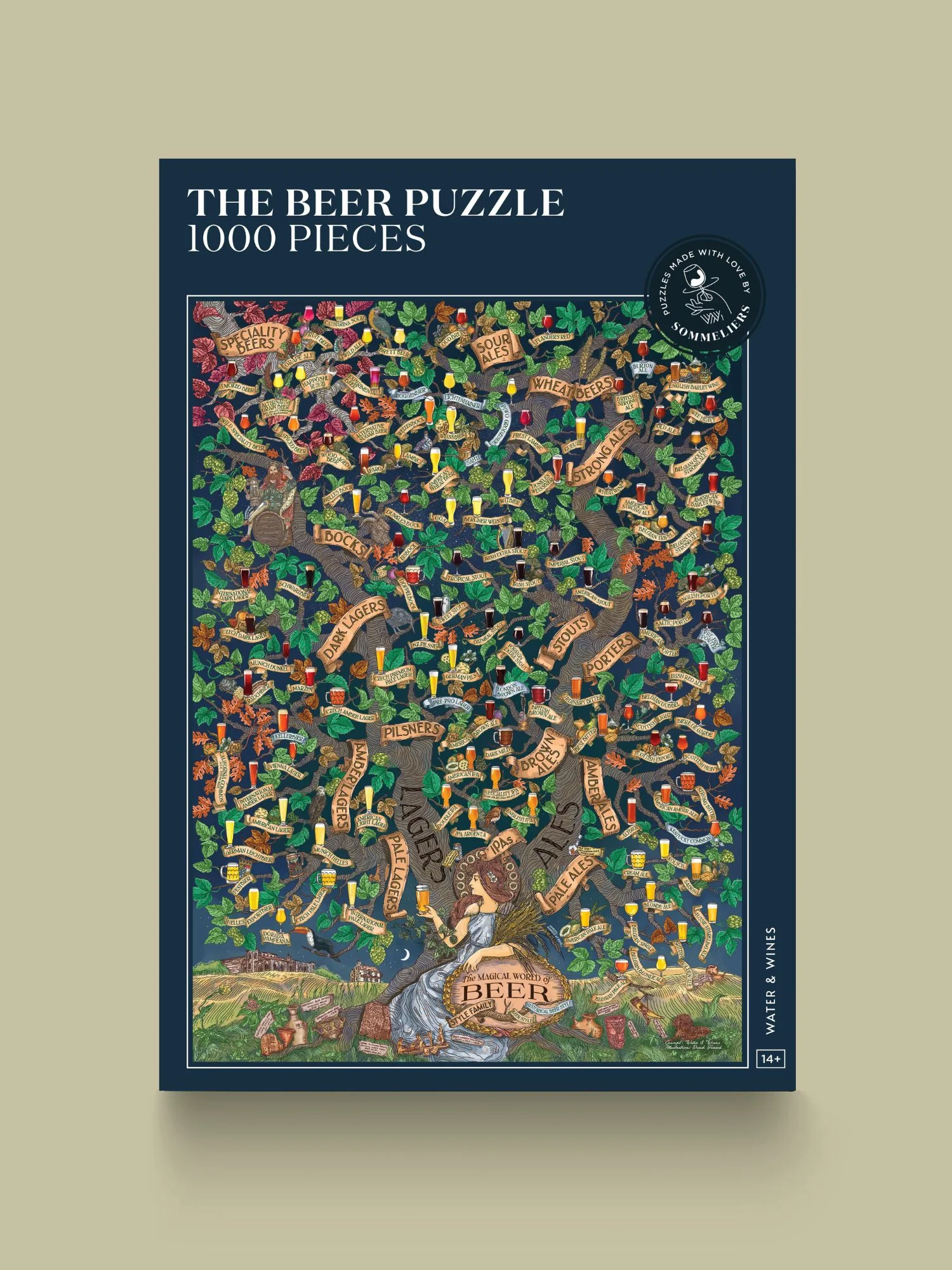 Beer Puzzle - An Introduktion to beer styles 1000 bitar