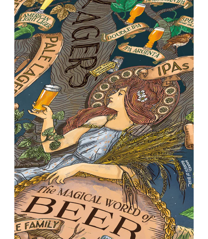 Alternativ bild 1 för Water and Wines - Öl Pussel - En introduktion till öl 1000 bitar Blå