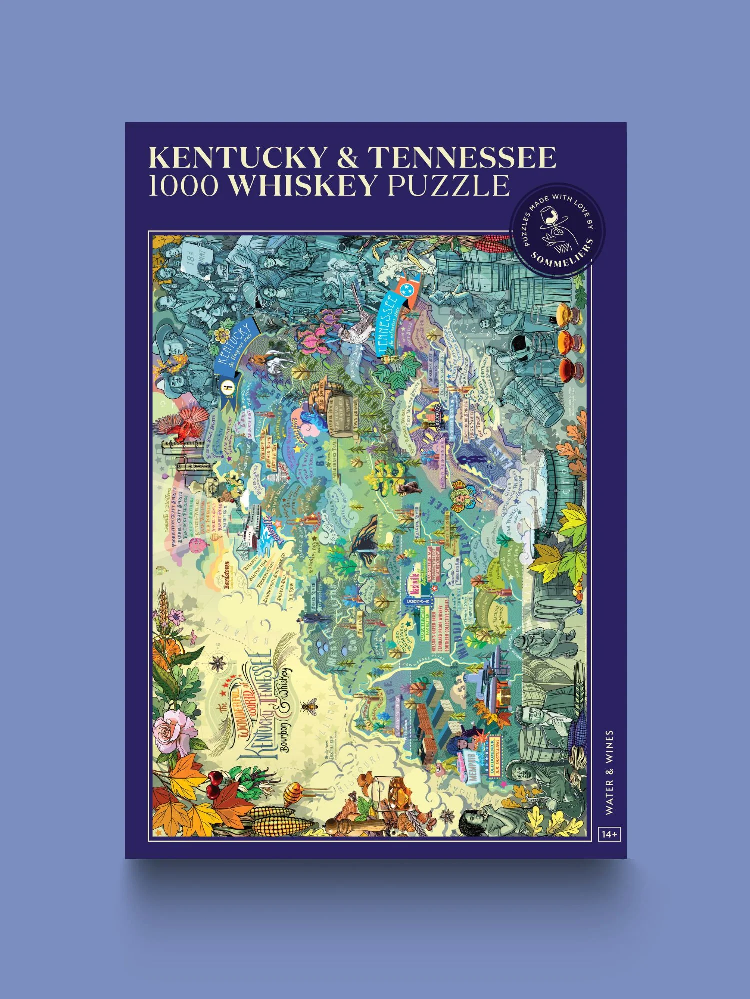 Whisky Puzzle Kentucky &amp; Tennessee 1000 bitar
