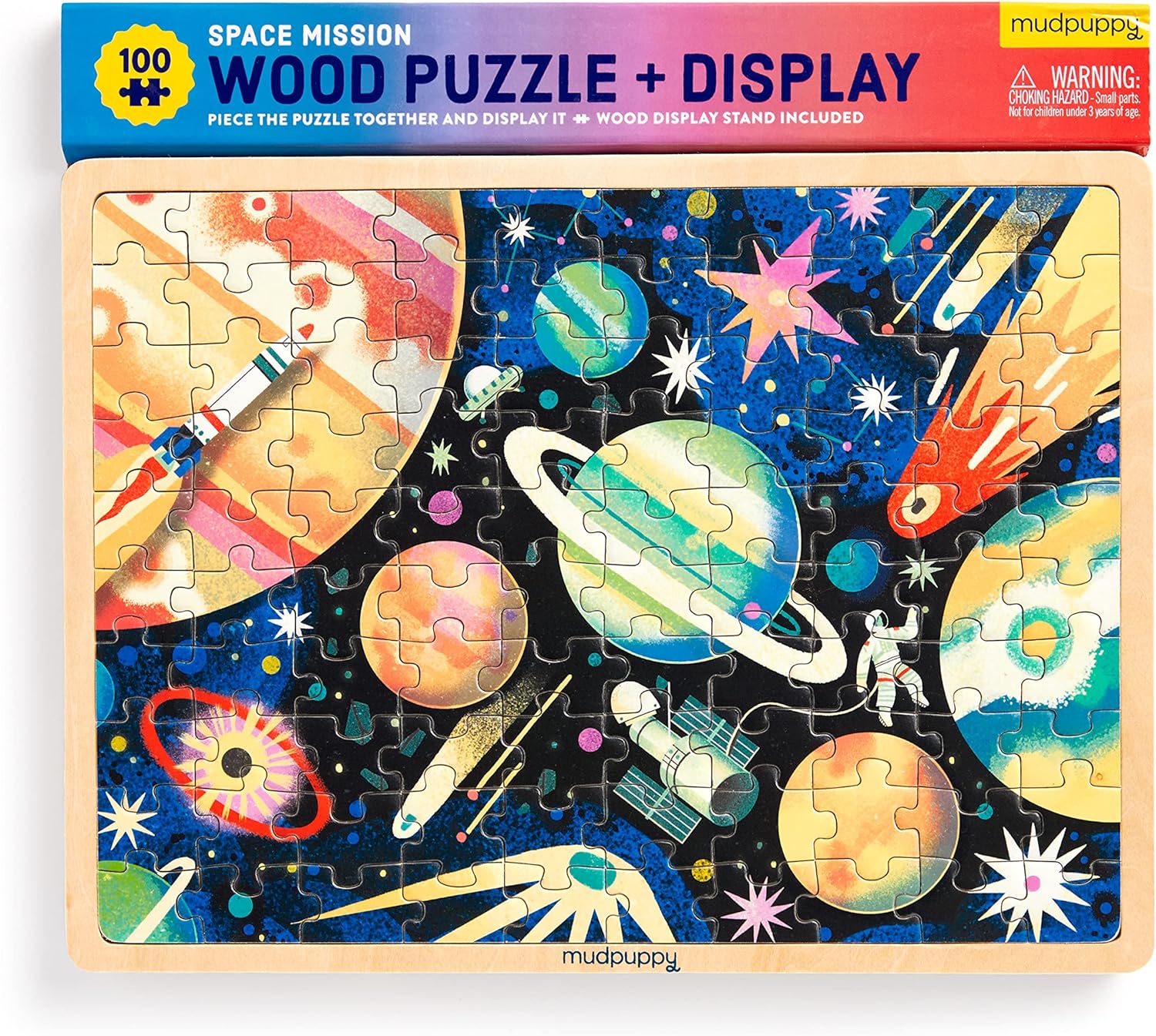 Space Mission Wood Puzzle 100 bitar