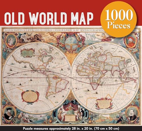 Old World Map pussel 1000 bitar