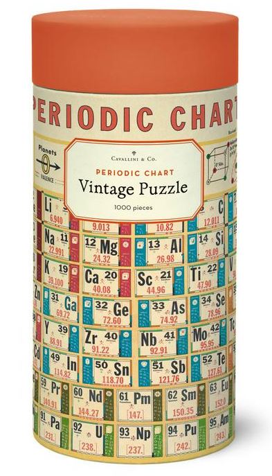 Periodic Chart Vintage Pussel 1000 bitar
