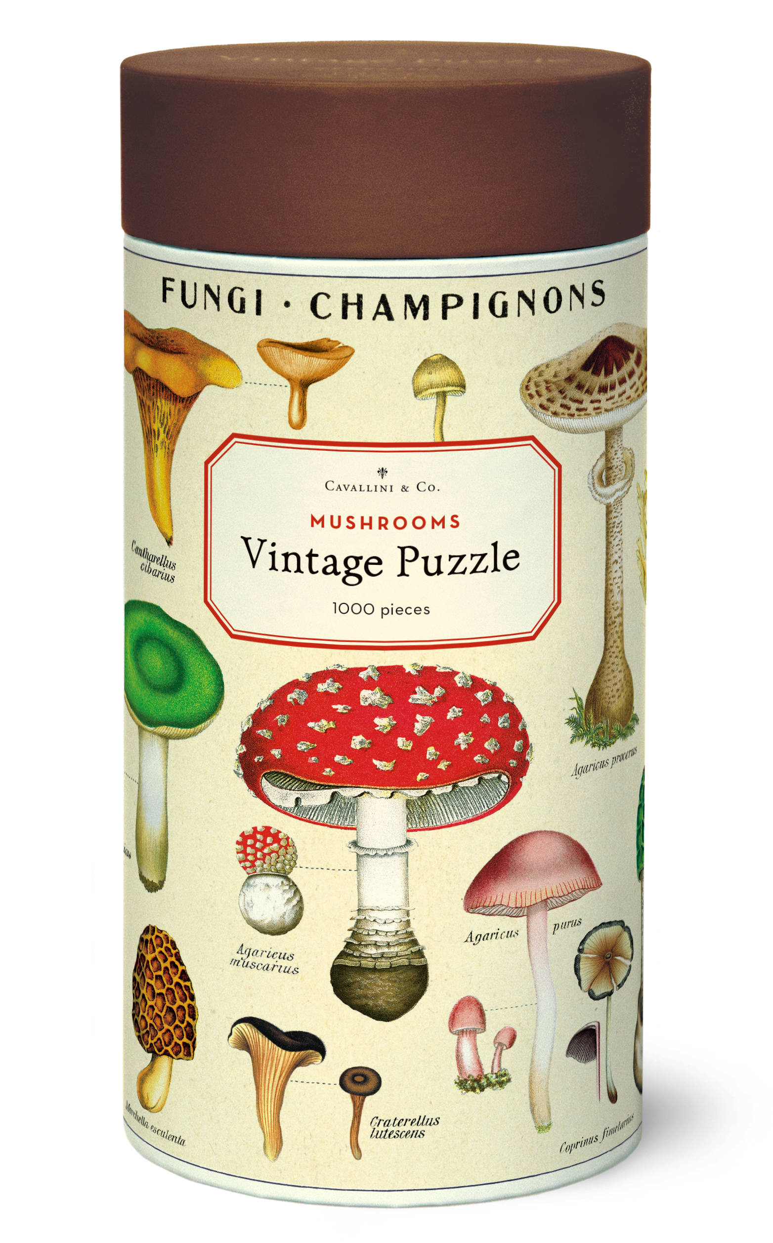 Mushrooms Vintage Pussel 1000 bitar