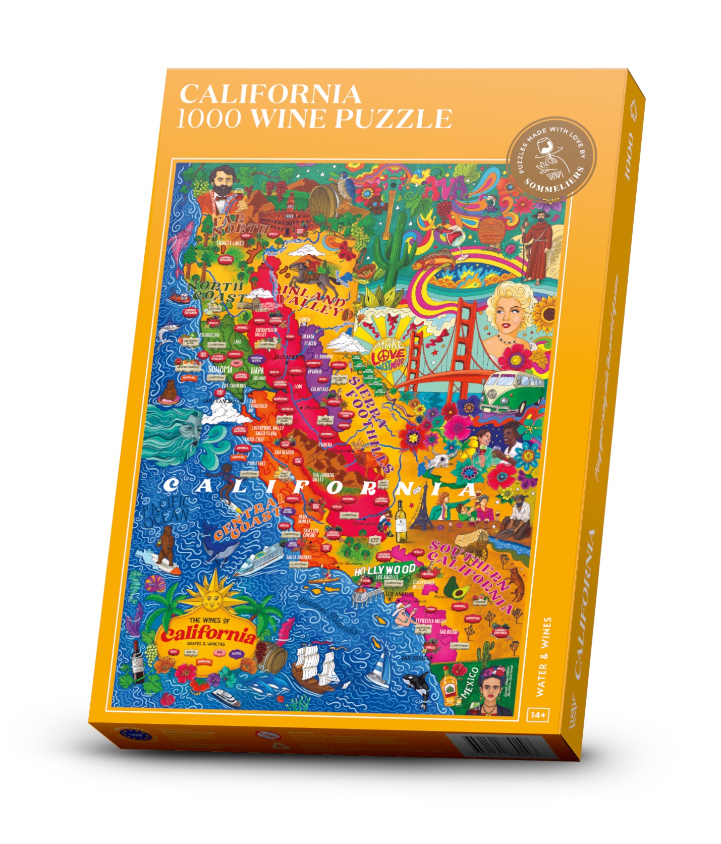 Wine Puzzle California 1000 bitar