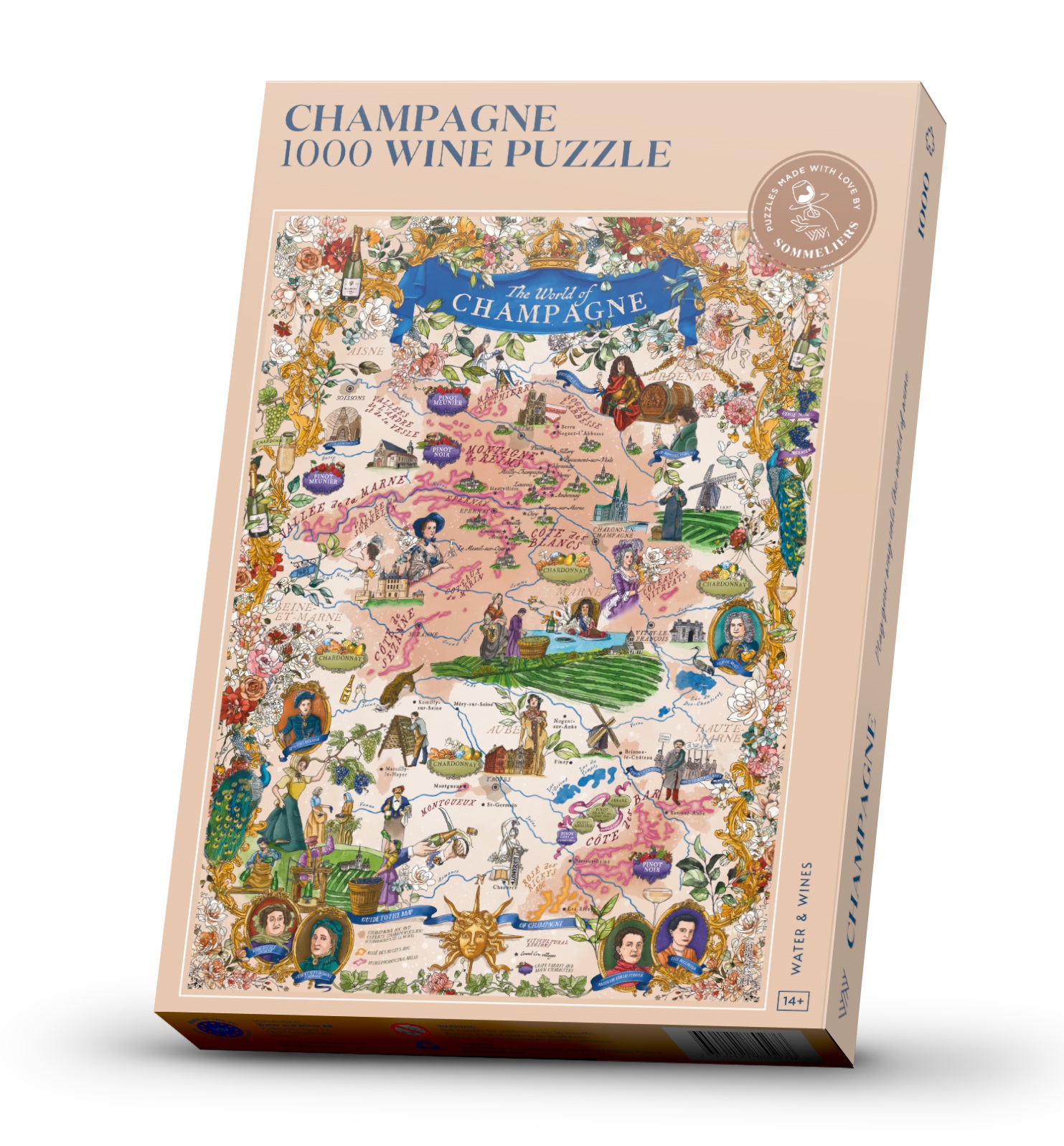 Wine Puzzle Champagne 1000 bitar