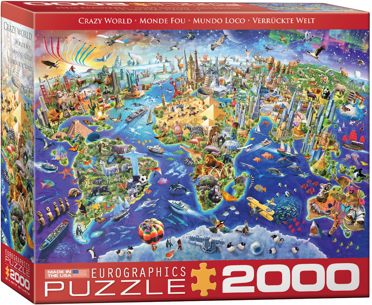 Crazy World Pussel 2000 bitar