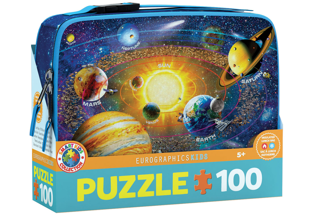 The Solar System Lunchbag Pussel 100 bitar