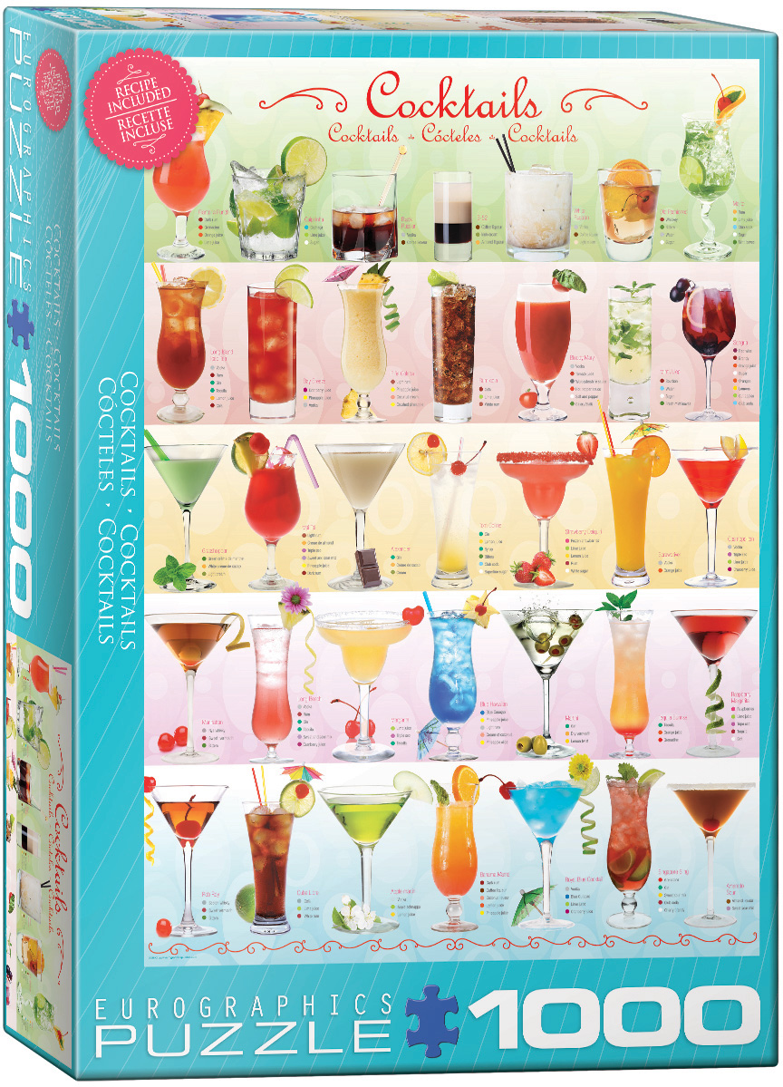 Cocktails Pussel 1000 bitar