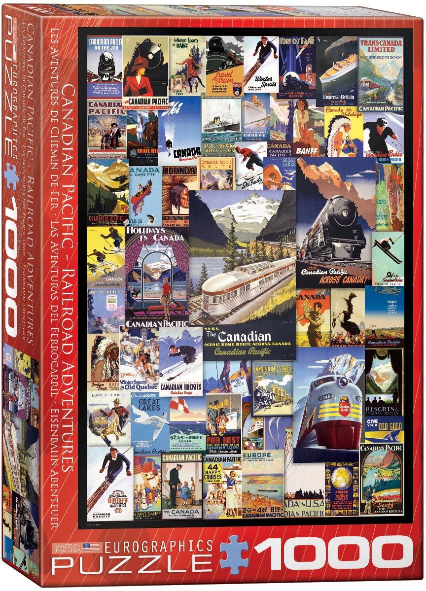Railroad Adventures Pussel 1000 bitar