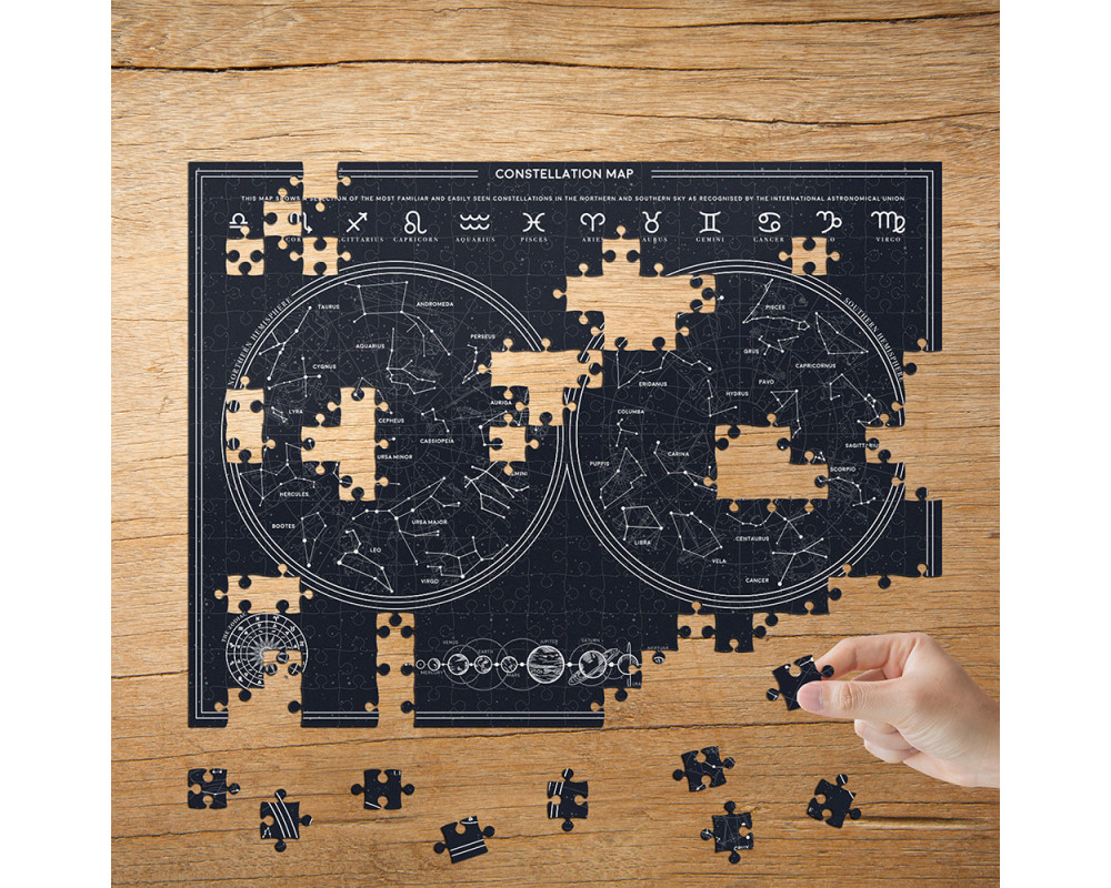 Pussel Stjärnhimlen självlysande 300 bitar