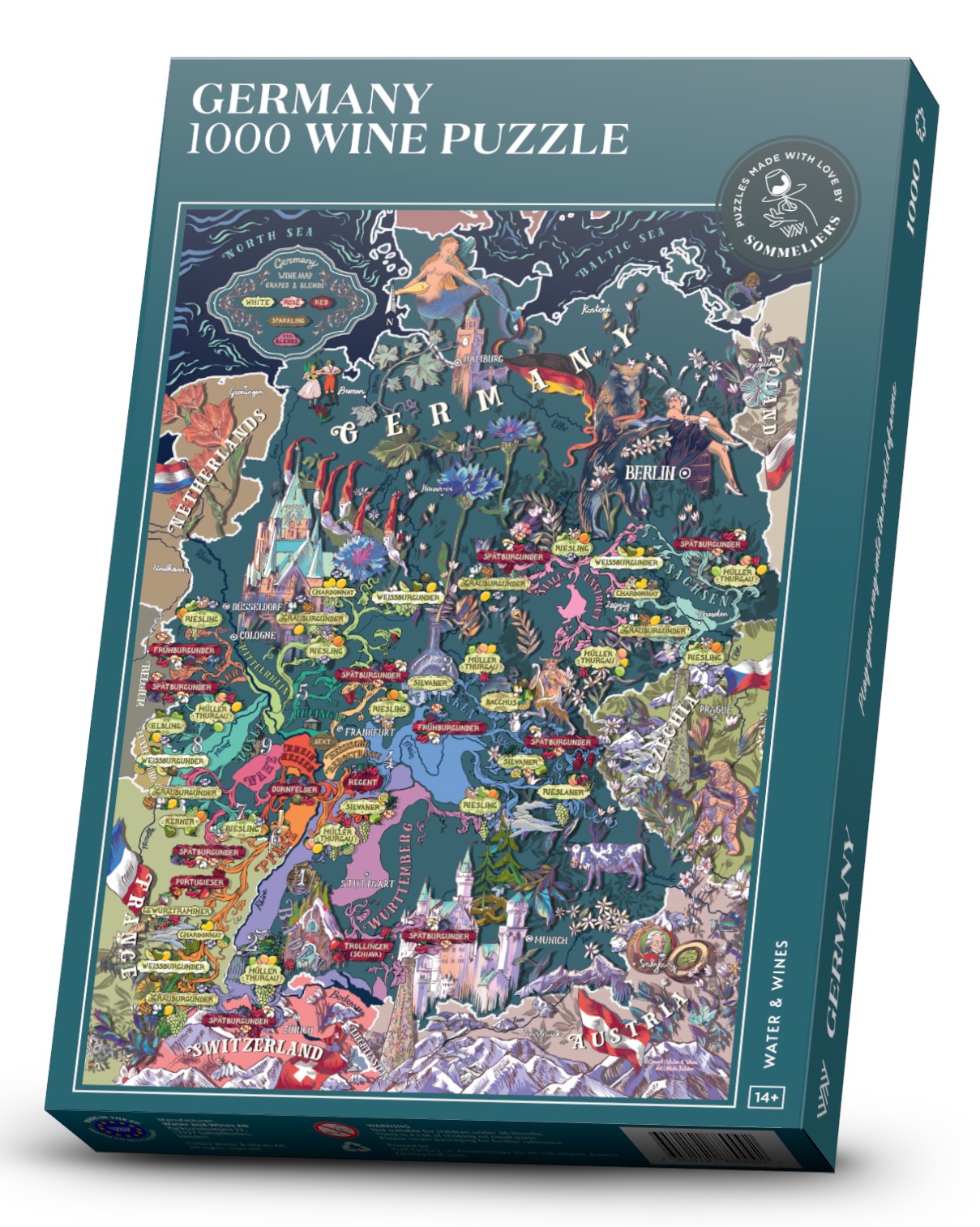 Wine Puzzle Germany 1000 bitar