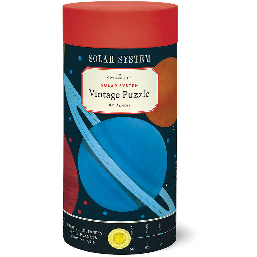 Solar System Vintage Pussel 1000 bitar