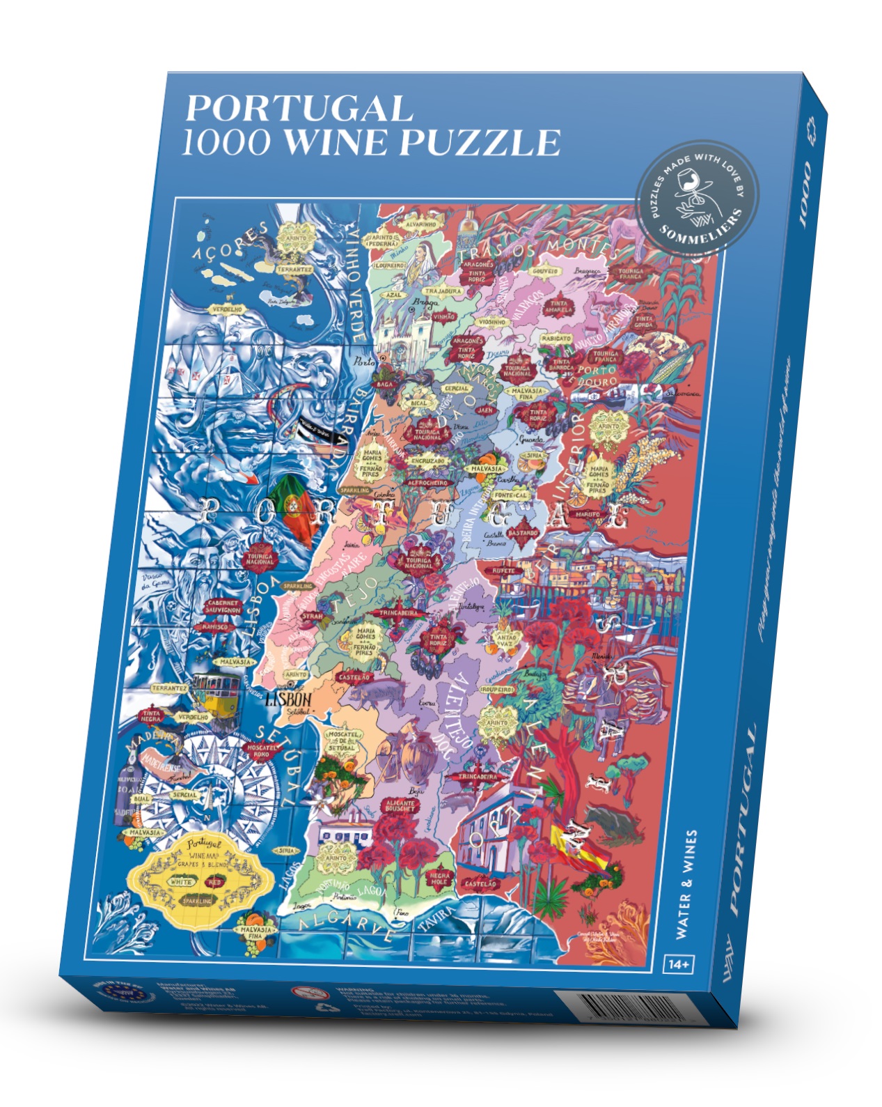 Wine Puzzle Portugal 1000 bitar