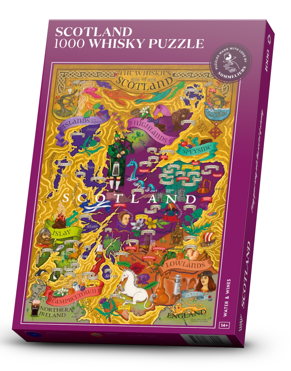 Whisky Puzzle Scotland 1000 bitar