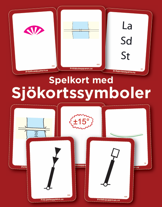 Spelkort Sjökortssymboler