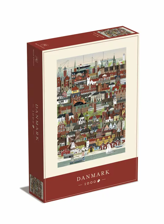 Danmark pussel 1000 bitar
