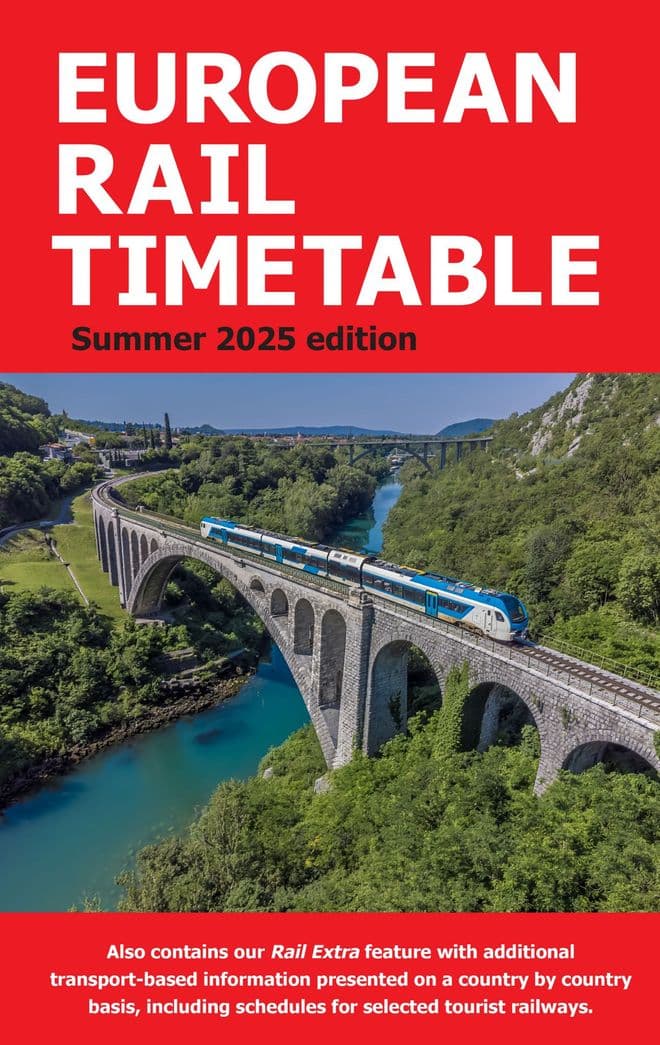 European Rail Timetable Summer 2025 edition
