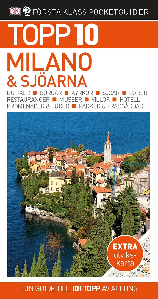 Milano &amp; sjöarna Första Klass Pocketguider