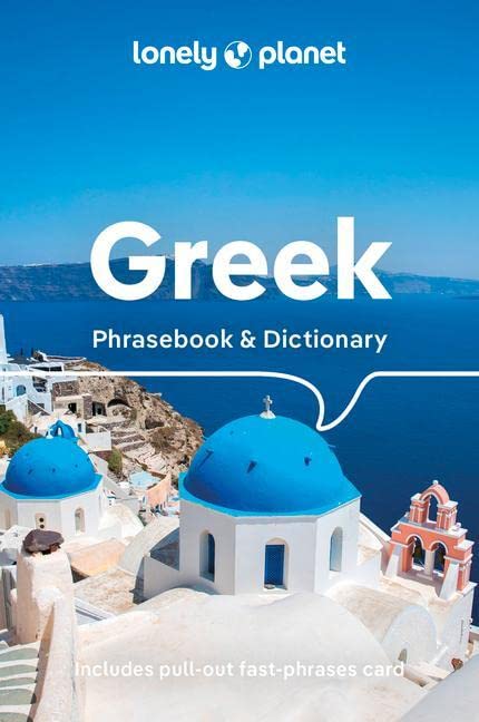 Greek Phrasebook Lonely Planet